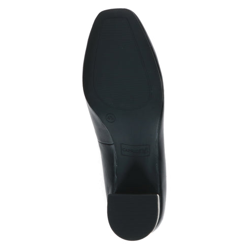 Caprice Ladies Block Heel Court Shoe 9-24405-45 – Leather Comfort with MEMOTION