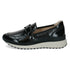 Caprice Womens Leather Slip-On Shoe 9-24700-43 - Black Naplak