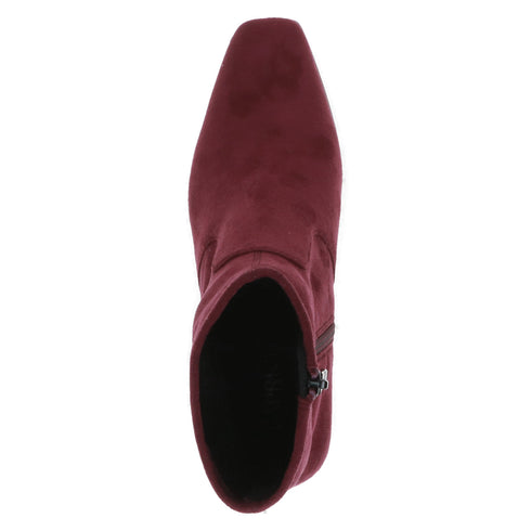 Caprice 9-25354-41 Women’s Stretch Ankle Boots – Square Toe Block Heel with Zip