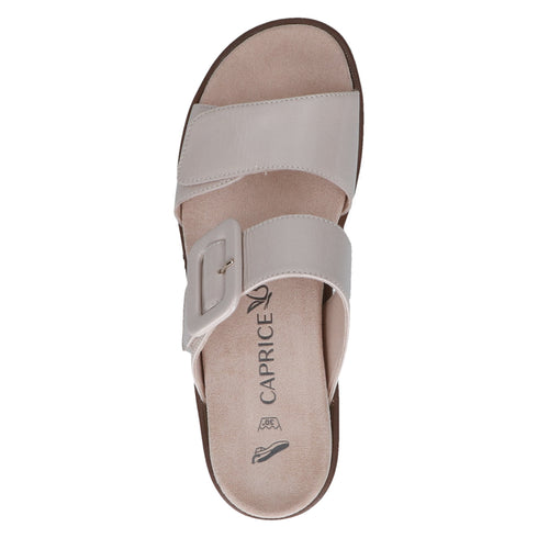 Caprice Snow Naplak Women's Adjustable Comfort Mule Sandals 9-27206-44