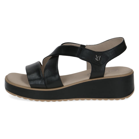 Caprice Strap Sandal 9-28305-44 Black Nappa