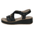 Caprice Strap Sandal 9-28305-44 Black Nappa