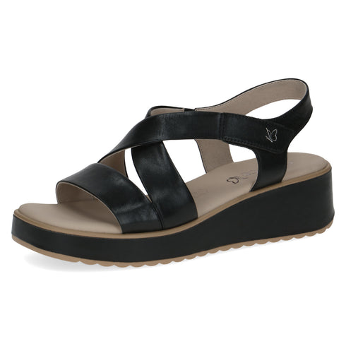 Caprice Strap Sandal 9-28305-44 Black Nappa