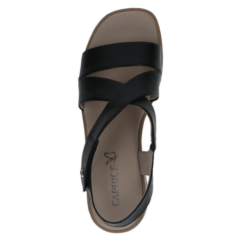 Caprice Strap Sandal 9-28305-44 Black Nappa