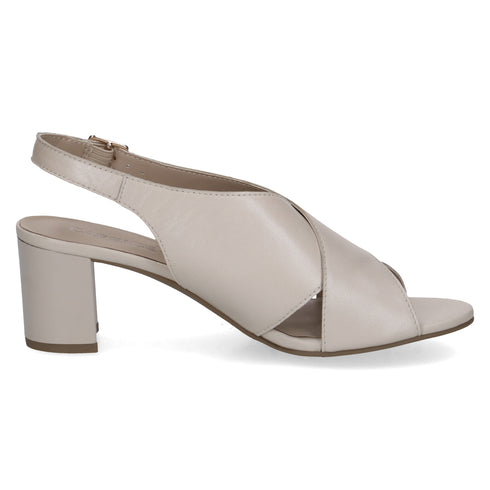 Caprice 9-28309-42 Women's Leather Block Heel Sandals