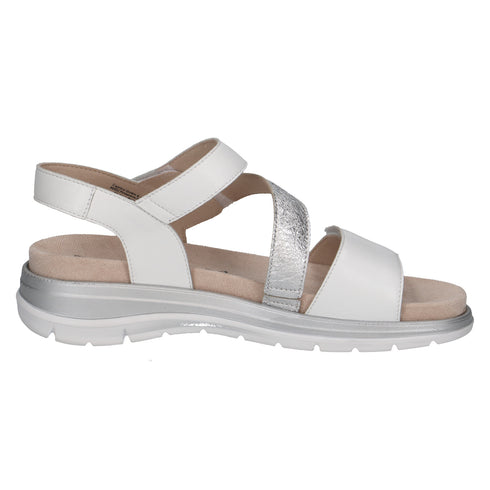 Caprice Women's Leather Velcro Strap Comfort Sandals 9-28716-44