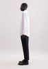 Seidensticker Mens Long Sleeve Regular Fit No Iron Contrast Kent Shirt White 01.845538-01