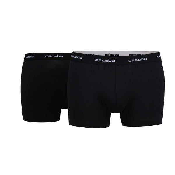 Ceceba Men's Slim Fitting Boxer Briefs 2-Pack Black