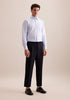 Seidensticker Non-iron Structure Business Regular Fit Shirt with Kent-Collar 01.146648