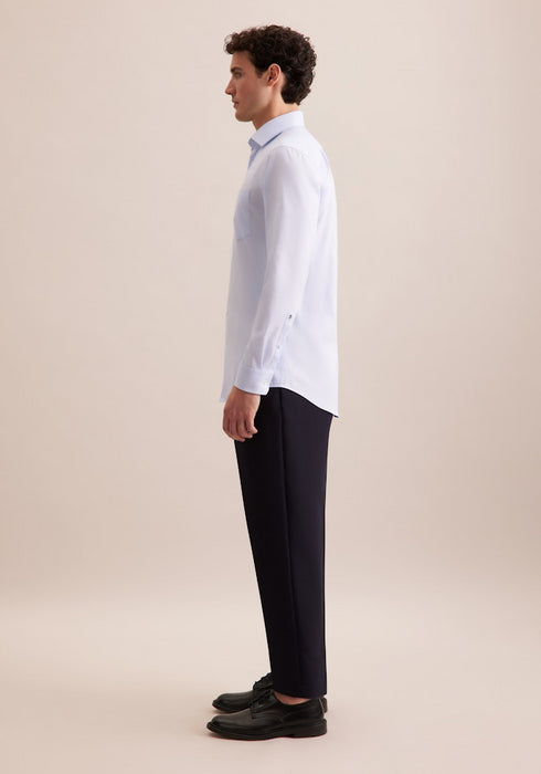 Seidensticker Non-iron Structure Business Regular Fit Shirt with Kent-Collar 01.146648