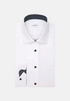 Seidensticker Mens Long Sleeve Regular Fit No Iron Contrast Kent Shirt White 01.845538-01