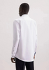 Seidensticker Mens Long Sleeve Regular Fit No Iron Contrast Kent Shirt White 01.845538-01