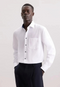 Seidensticker Mens Long Sleeve Regular Fit No Iron Contrast Kent Shirt White 01.845538-01