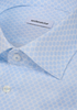 Seidensticker Mens Long Sleeve Slim Fit Dobby Print Shirt Light Blue 01.849867-11