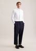 Seidensticker Mens Slim Fit Non-Iron Cotton Shirt 01 White Kent Contrast 01.849989