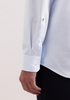 Seidensticker Mens Regular Fit Non-Iron Structured Shirt 11 Light Blue Kent 01.849998