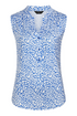 Emreco Womens Sleeveless Animal Print Blouse with Stretch 026213EW