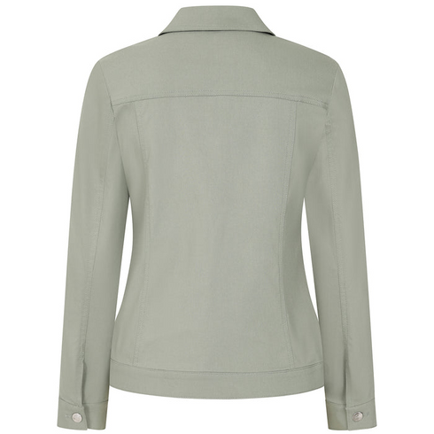 Emreco Light Khaki Bengaline Cropped Stretch Jacket - 030700EW