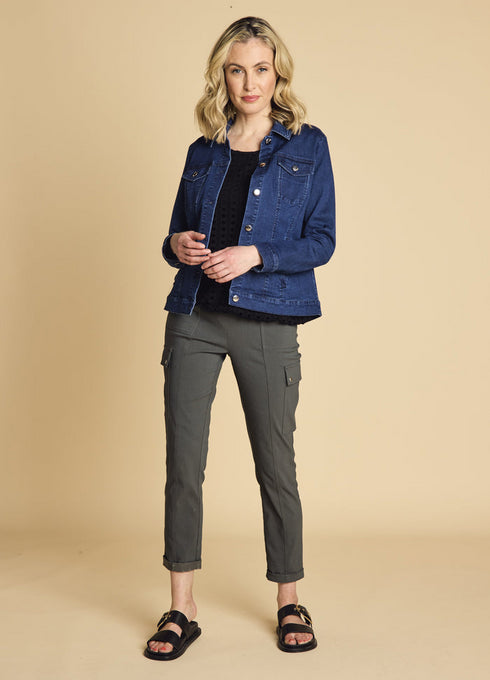 Emerco 030707 Stretch Denim Jacket Denim Blue