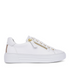 Gabor Women's Campus Zip White & Gold Leather Trainers – 86465.51