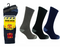 Ruff & Tuff Workwear Reinforced Work Socks Assorted Colours 3 Pack 2624