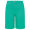 Emreco Aqua Bengaline Stretch Turn Up Shorts - 050308EW