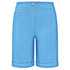 Emreco Summer Blue Bengaline Stretch Turn Up Shorts - 050308EW