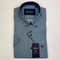 Zazzi Men's Green Short Sleeve Geometric Print Modern Fit Shirt 06-9725