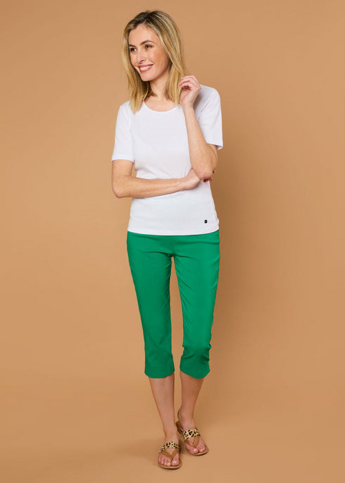 Emreco Bengaline Stretch Crop Trousers