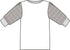 SUNDAY Off White Cream Sheer Plisse Sleeve Pullover — Regular Fit | 6025-6440