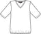 SUNDAY Navy Floral Elasticated Hem V-Neck T-Shirt — Relaxed Fit | 6144-6540