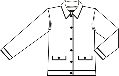 Sunday Navy Shirt Neck Knit Cardigan 6977-6466