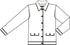Sunday Navy Shirt Neck Knit Cardigan 6977-6466