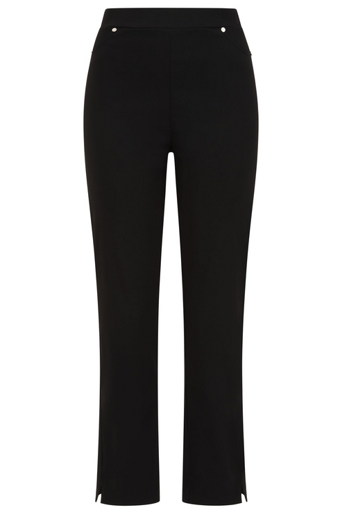 Emreco Black 29" Leg Pull-On Jean Style Bengaline Trousers 070106E