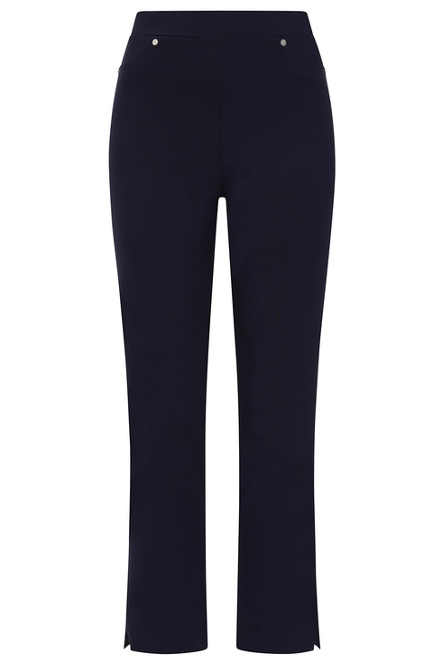 Emreco Navy 29" Leg Pull-On Jean Style Bengaline Trousers 070106E