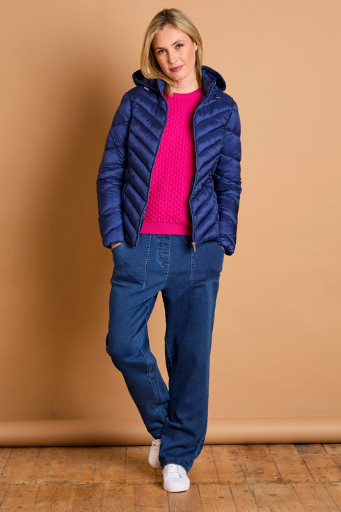 Emreco Soft Stretch Denim Trousers 076101EW Ladies Casual Pull-On Jeans