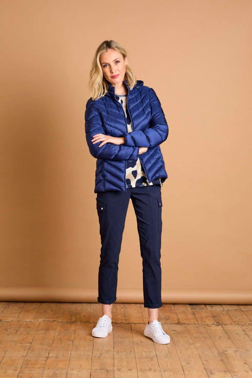 Emreco Packaway Quilted Jacket with Hood - 091001EW