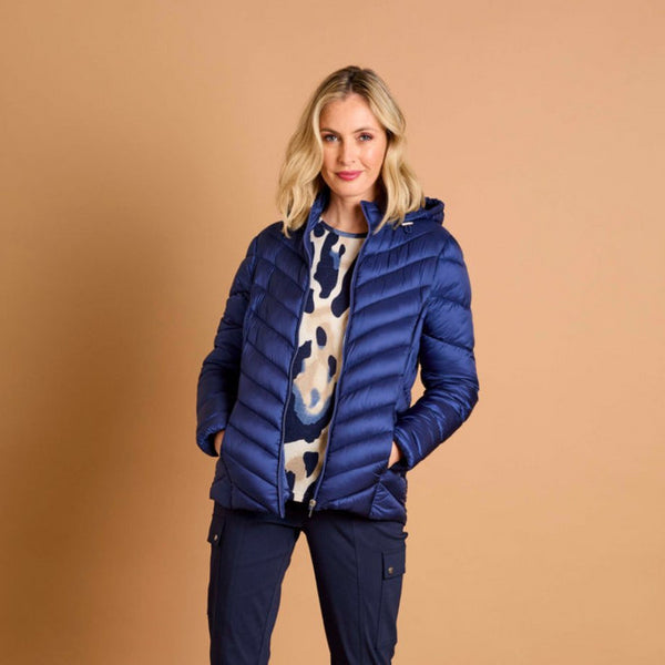 Emreco Packaway Quilted Jacket with Hood - 091001EW