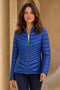 Emreco Royal Blue Lightweight Chevron Quilted Packaway Jacket 096300EW