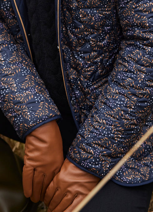 Normann Reversible Quilted Jacket – Navy/Camel 1523-4301-0