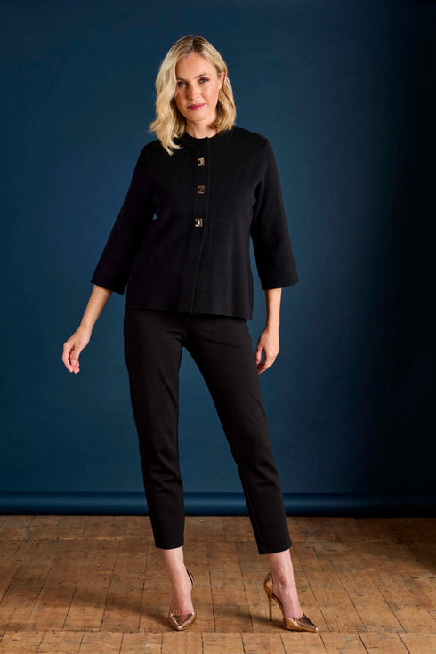 Emreco Cropped Plain Coatigan – 100802EW