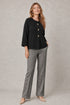 Emreco Cropped Knit Coatigan 100802EM26 - Black