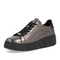 Rieker Women’s Leather Sneakers with Metallic Finish - W2601-91