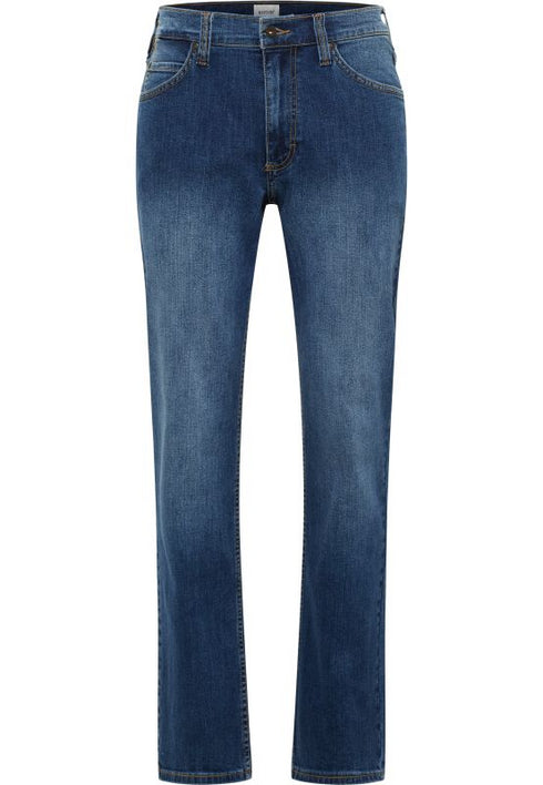 Mustang Tramper Straight Medium Rise Jeans 1013718 - 771 Blue Dark 5000