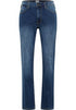 Mustang Tramper Straight Medium Rise Jeans 1013718 - 771 Blue Dark 5000