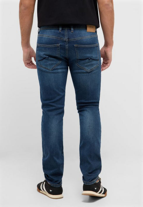 Mustang Jeans 1016805 Mens Style Oregon Slim K Low Rise Relaxed Leg Stone Washed