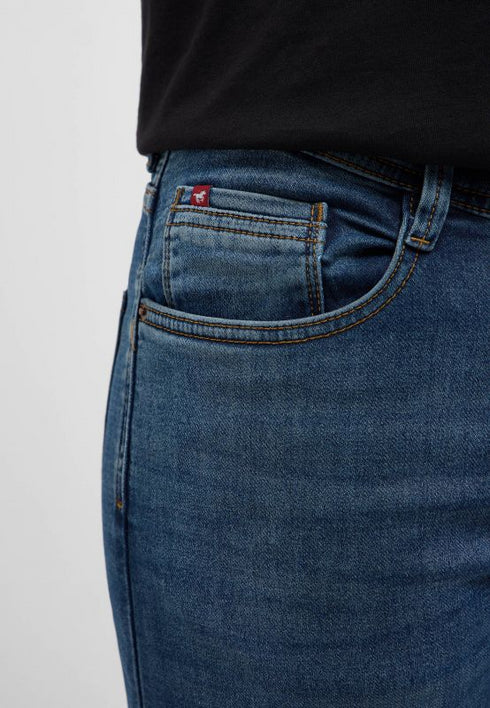 Mustang Jeans 1016805 Mens Style Oregon Slim K Low Rise Relaxed Leg Stone Washed