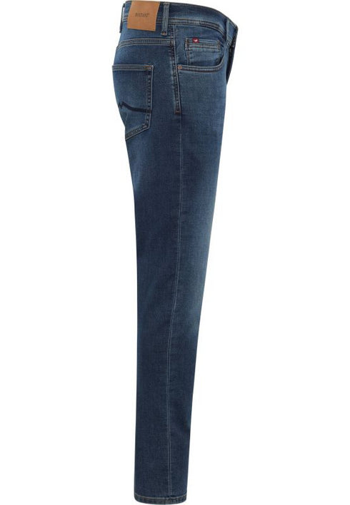 Mustang Jeans 1016805 Mens Style Oregon Slim K Low Rise Relaxed Leg Stone Washed
