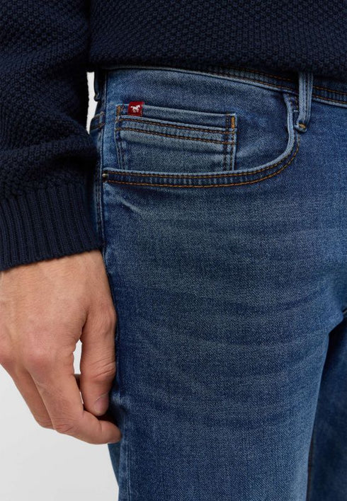 Mustang Oregon Slim K Stretch Jeans Low Rise with pleats 1017226