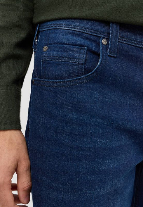 Mustang Oregon Slim K Relaxed Leg Jeans with pleats Low Rise - 1017226